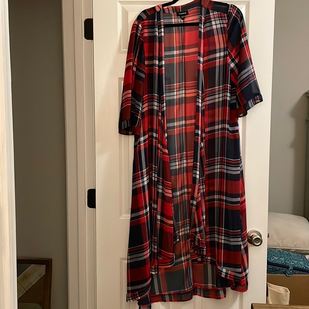 Navy and Red Torrid CoverUp